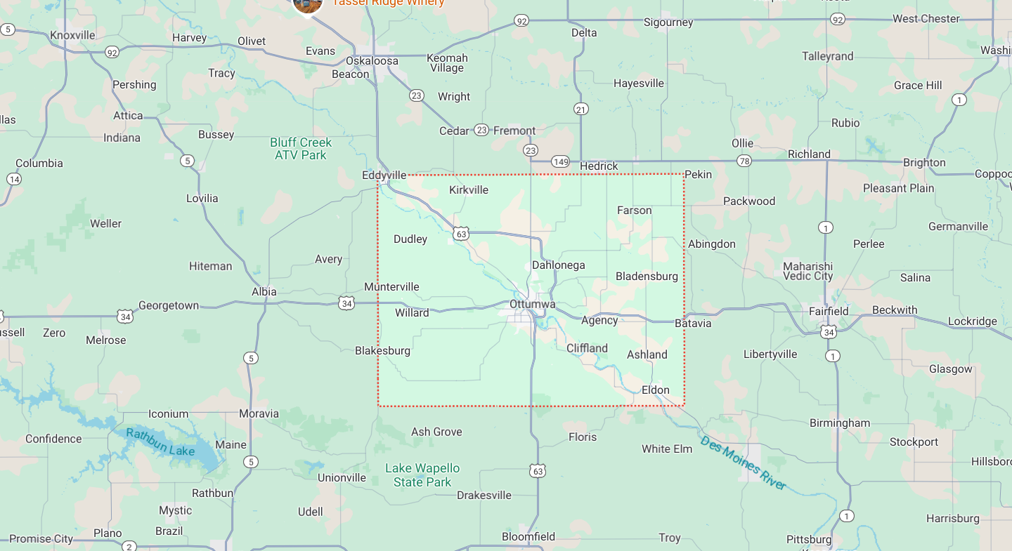 Wapello County service area