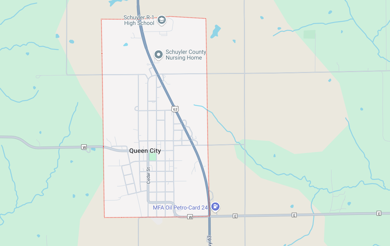 Queen City service area